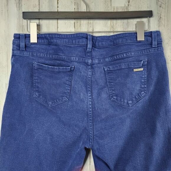Michael Kors Bermuda Denim Shorts Blue Size 14 - Picture 6 of 9